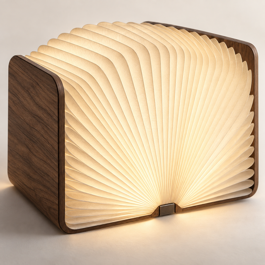 Folded Fan Book Lamp
