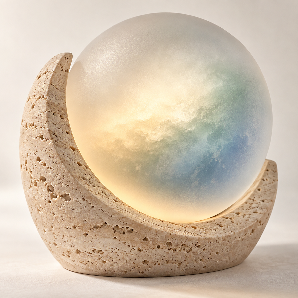 Moonstone Orb Accent Lamp