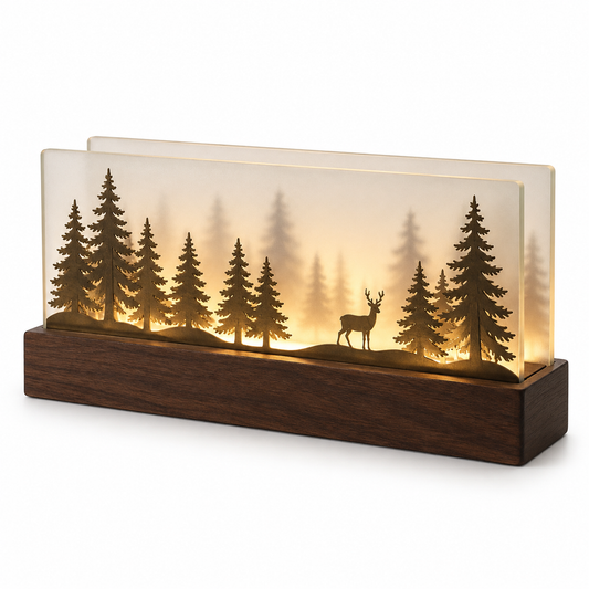 Forest Silhouette Lightbox Lamp