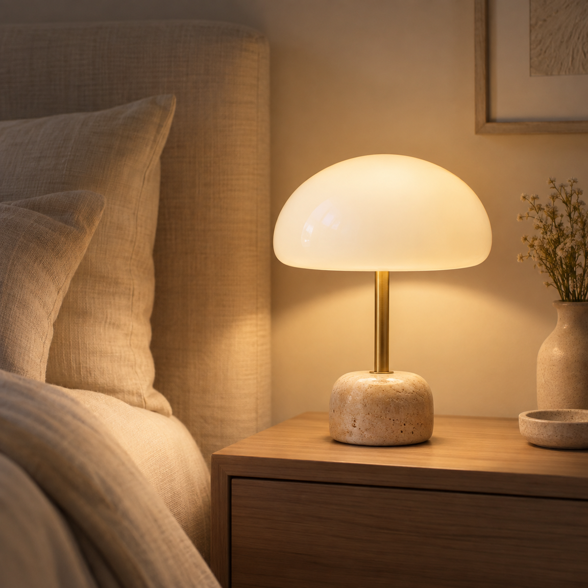 Mushroom Glow Table Lamp