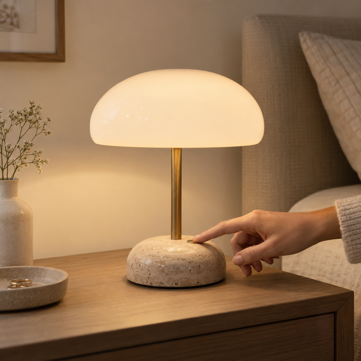 Mushroom Glow Table Lamp