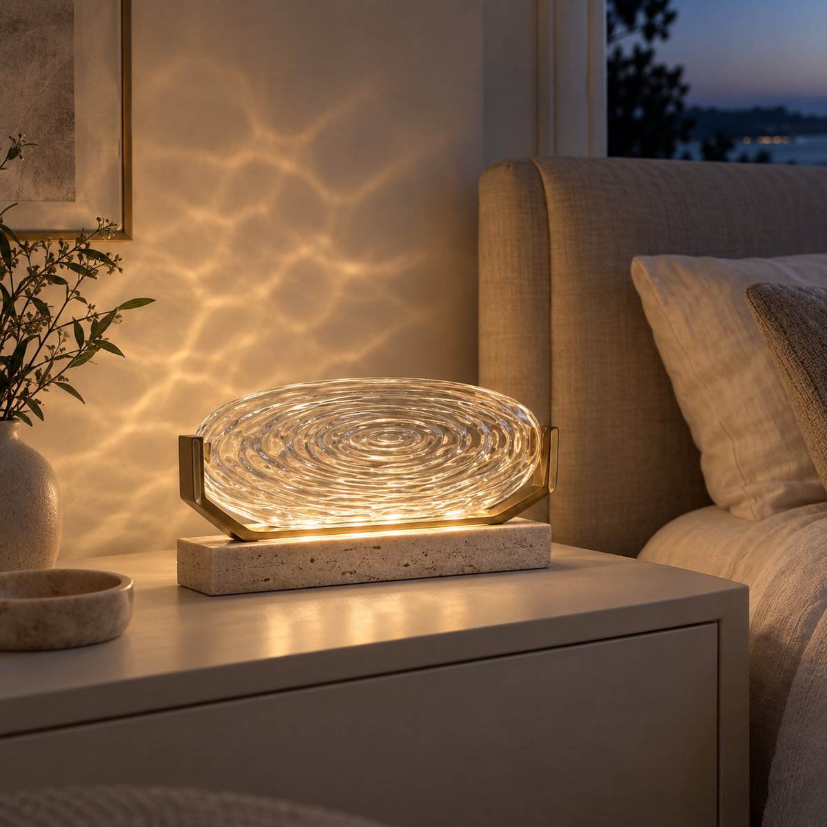 Ripple Glass Mood Lamp