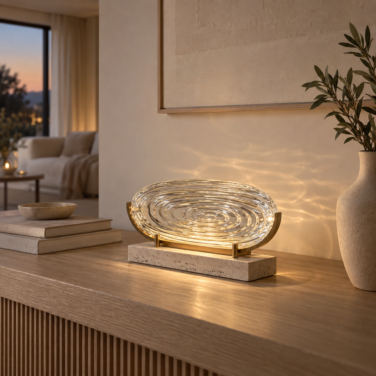 Ripple Glass Mood Lamp