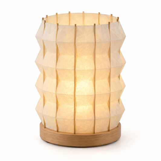Sculpted Paper Lantern Lamp