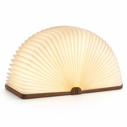 Folded Fan Book Lamp
