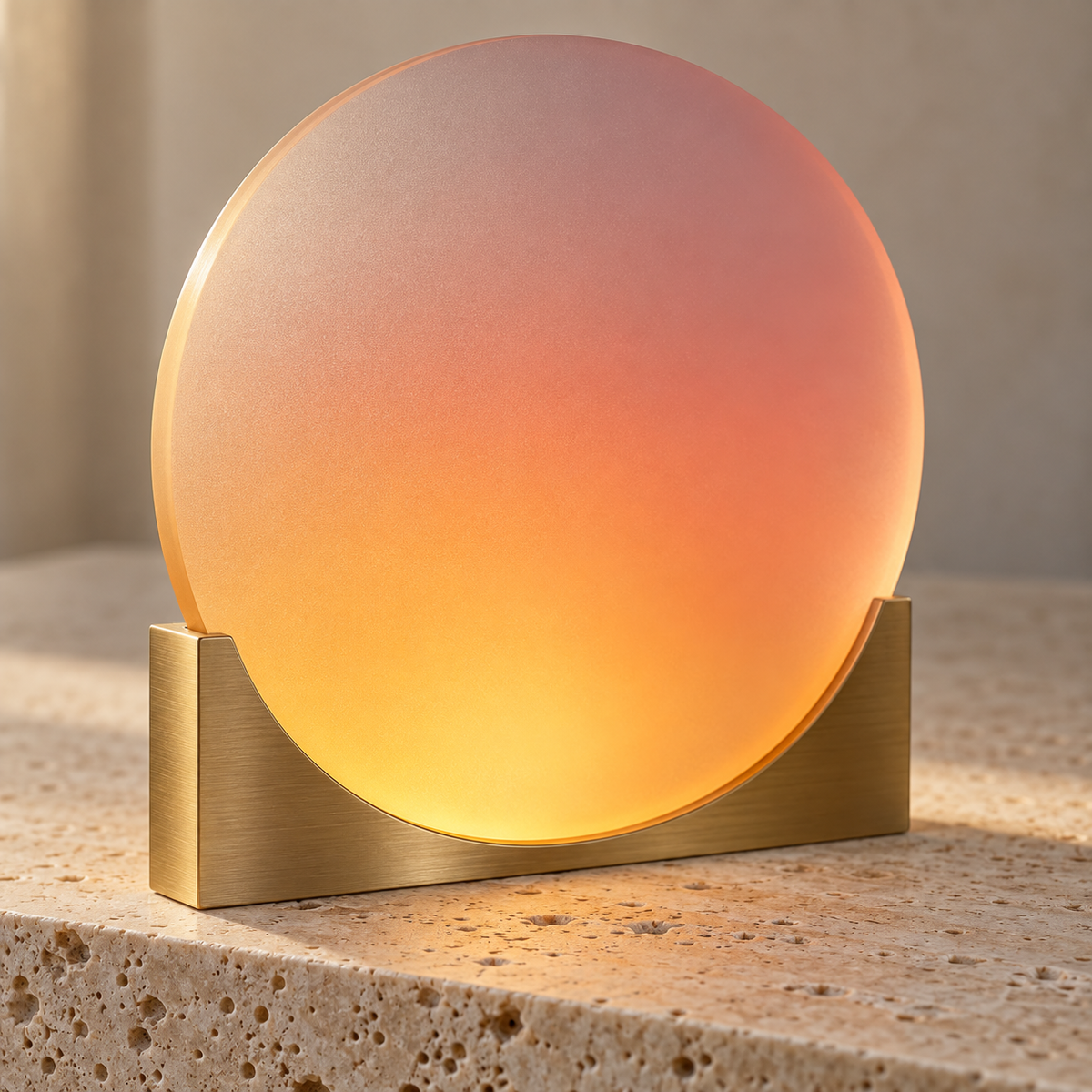 Sunset Glow Orb Table Lamp