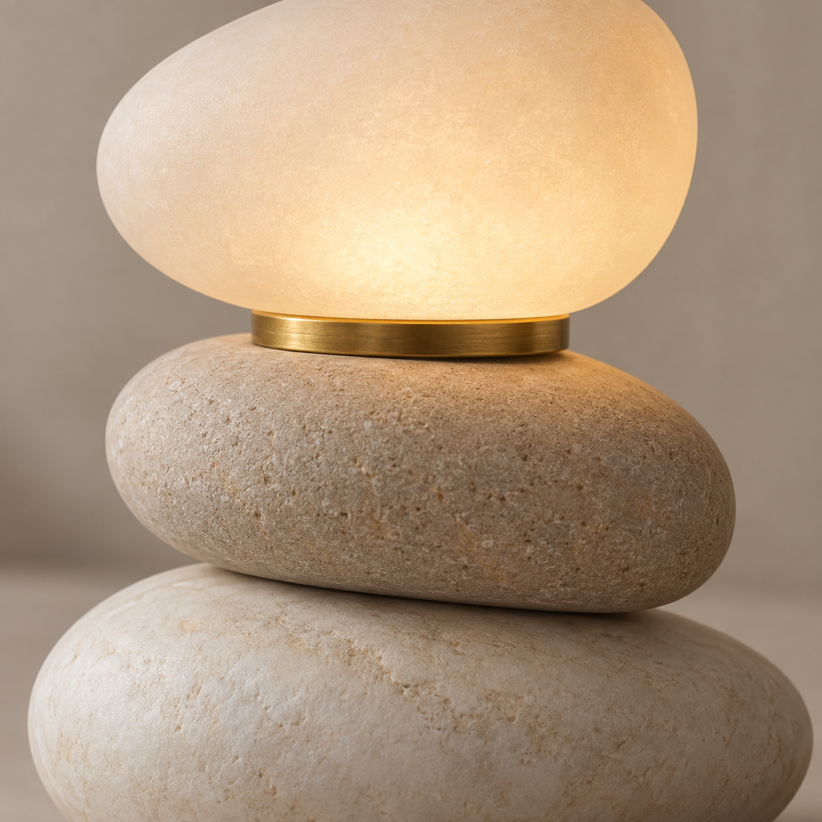 Pebble Stack Glow Lamp