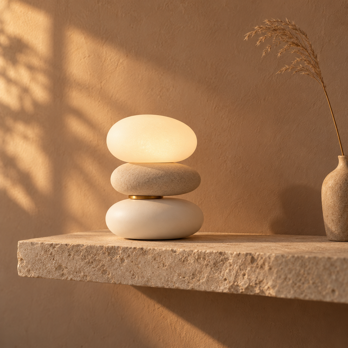 Pebble Stack Glow Lamp